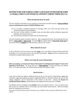 INSTRUCTIONS FOR FLORIDA FAMILY LAW RULES OF PROCEDURE FORM 12.902(b), FAMILY LAW FINANCIAL AFFIDAVIT (SHORT FORM) (09/12) pdf