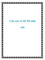 Cún con và Mi Mi xinh xắn docx