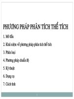 Phương pháp phân tích thể tích pptx