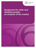 Equipment for older and disabled people: an analysis of the market potx