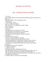 KIẾN THỨC CẦN NẮM VỮNG pdf