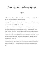 Phương pháp xoa bóp giúp ngủ ngon pdf