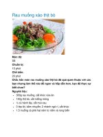 Rau muống xào thịt bò pdf