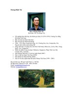 Họa sĩ Hoàng Đình Tài pptx