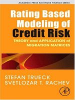 Rating Based Modeling of Credit Risk: Theory and Application of Migration Matrices doc