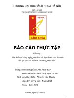 TÌM HIỂU về CÔNG NGHỆ PHAY bào và THỰC HÀNH các THAO tác CHẾ tạo các CHI TIẾT TRÊN các máy PHAY bào