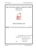 Tìm hiểu khai phá dữ liệu bằng cây quyết định