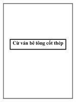 Cừ ván bê tông cốt thép ppt