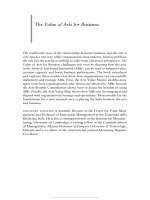 The Value of Arts for Business ppt