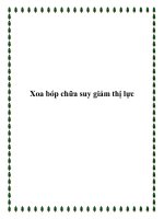 Xoa bóp chữa suy giảm thị lực pdf