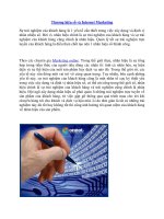 Thương hiệu số và Internet Marketing potx
