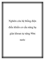 Nghiên cứu hệ thống điện điều khiển cơ cấu nâng hạ giàn khoan tự nâng 90m nước doc
