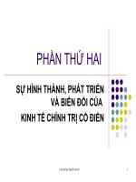 Chương 4: Quá trình hình thành học thuyết kinh tế Cổ điển pot