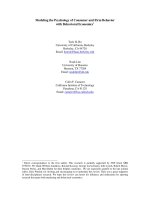 Modeling the Psychology of Consumer and Firm Behavior with Behavioral Economics ∗ pptx