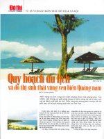 Báo cáo khoa học:Quy hoạch vùng biển Quảng Nam pot