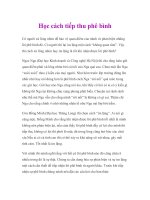 Học cách tiếp thu phê bình ppt