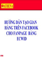hướng dẫn gian hàng online