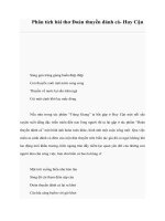 Phân tích bài thơ Đoàn thuyền đánh cá- Huy Cận doc