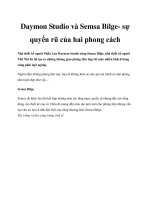 Daymon Studio và Semsa Bilge- sự quyến rũ của hai phong cách potx