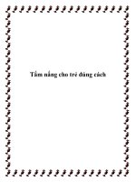 Tắm nắng cho trẻ đúng cách pdf