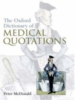 Oxford Dictionary of Medical Quotations ppt