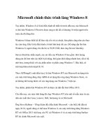 Microsoft chính thức trình làng Windows 8 pptx