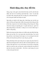 Hành động nhỏ, thay đổi lớn ppt