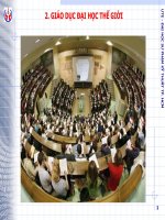 GIÁO DỤC ĐẠI HỌC - Giáo dục đại học thế giới và Việt Nam Bài 2 docx