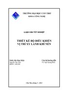 thiết kế bộ điều khiển vị trí xy lanh khí nén