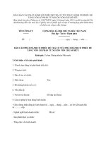 MẪU BÁO CÁO PHÁT HÀNH CỔ PHIẾU ĐỂ TRẢ CỔ TỨC/PHÁT HÀNH CỔ PHIẾU ĐỂ TĂNG VỐN CỔ PHẦN TỪ NGUỒN VỐN CHỦ SỞ HỮU potx