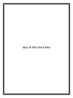 HỌA SĨ TÔN THẤT ĐÀO docx