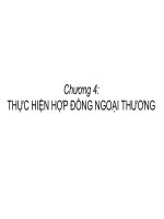 Chuong 4 giải quyết tranh chấp