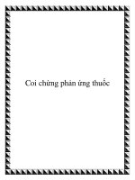 Coi chừng phản ứng thuốc pdf