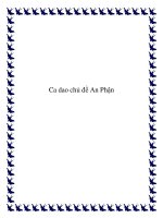 Những bài ca dao chủ đề an phận trong dân gian docx