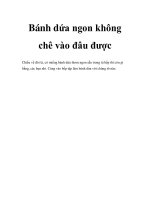 Bánh dứa ngon không chê vào đâu được pptx