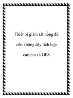 Thiết bị giám sát nồng độ cồn không dây tích hợp camera và GPS pot
