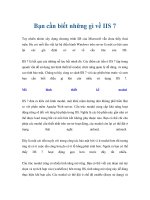 Bạn cần biết những gì về IIS 7 doc