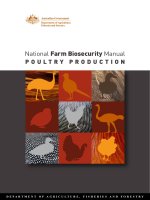 National Farm Biosecurity Manual poultry production pot