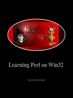 learning perl on win32 systems - o'reilly 1997
