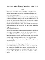 Làm thế nào để chụp ảnh thật 