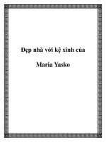Đẹp nhà với kệ xinh của Maria Yasko pptx