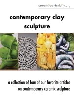 Contemporary clay sculpture a collection of four of our favorite articles on contemporary ceramic sculpture potx