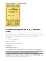 The Government of England (Vol. I) doc