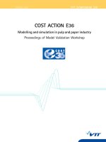 COST ACTION E36 Modelling and simulation in pulp and paper industry Proceedings of Model Validation Workshop pot