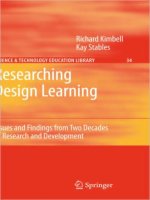 Researching Design Learning: Issues and Findings from Two Decades of Research and Development pot