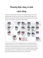 Thương hiệu cũng có tính cách riêng doc