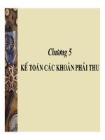 Kế toán các khoản phải thu pptx