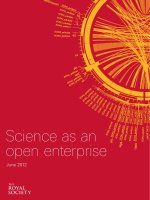 Science as an open enterprise potx