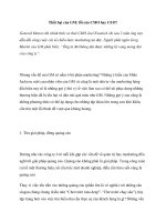 Thất bại của GM: lỗi của CMO hay CEO? docx