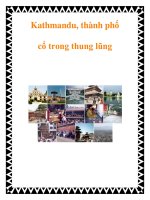 Kathmandu, thành phố cổ trong thung lũng pdf